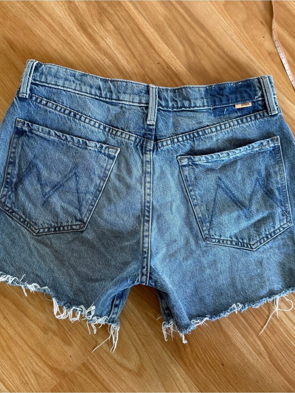 Mother The Skipper Short N’ Long Fray Shorts in Leap at the Chance - 29